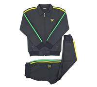 Time Is Money Men’s Slim Fit Jamaica Tracksuit - 2 Piece Zip Up Jacket & Joggers Set - Black, Olive, White