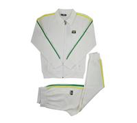 Time Is Money Men’s Slim Fit Jamaica Tracksuit - 2 Piece Zip Up Jacket & Joggers Set - Black, Olive, White