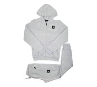 Time Is Money Men's Slim Fit Tracksuit Set - Hoodie & Joggers - 100% Polyester - Black or White - 2 Styles Available (UK, Alpha, M, Regular, Regular, White)