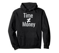Time is Not Money Equal Sign Pullover Hoodie