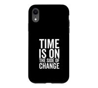 Time Is On The Side Of Change Notorious RBG Feminist Quote Case for iPhone XR