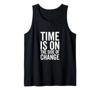 Time is On The Side of Change Notorious RBG Feminist Quote Tank Top
