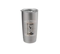 Time is Precious Spend It with The Right People - Stainless Steel Insulated Tumbler