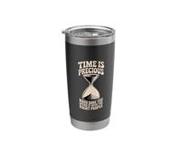 Time is Precious Spend It with The Right People - Stainless Steel Insulated Tumbler