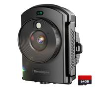 Time Lapse Camera for Outdoor Construction - 180 Days Shooting, with Laser Positioning, Taking 1080P AVI Videos & Photos for Plant Growth, Landscape, Cooking, Drawing, 3D Printing(64GB TF Card)