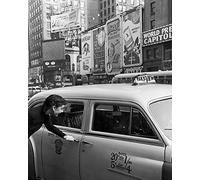 Time Life Audrey Hepburn-Taxi 40 x 50cm Canvas Prints, Polyester, Multi-Colour, 40x50x3.2 cm