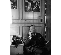 Time Life "Frank Sinatra Phone Canvas Print, Multi-Colour, 60 x 80 cm