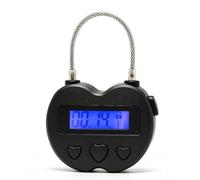 Time Lock, HOVCEH LCD Display, Time Lock, Multifunctional Time Lock for Self-Bondage, Electronic, Waterproof Intelligent Timer Lock for Adults and Behavioral Training