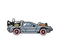 Time Machine Pin Badge for Jacket Shirt and Lapel Back to the Future Design, Normal, Non-precious metal