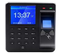 Time Machine Time Attendance Fingerprint Access Control Integrated Fingerprint Identification Smart ID Card Simple Access Control Chinese and English Version for Office,Company