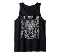 Time Machine Vintage Patent Funny Science Fiction HG Wells Tank Top