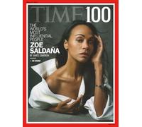 TIME Magazine - TIME 100 Most Influential People: Zoe Saldana: Issue dated 27th April 2026, Europe Edition - Authorised Amazon Reprint Edition
