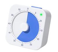 Time Management Timer for Study Room Use, Visual Desk Timer with Rotary Knob for Homework, Reading, and Class Tasks Visual Study Classroom Homework Rotary Desk Reading Practice Task Pacing Shared