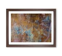 Time Moves On In Abstract Modern Art Framed Print | A3 Walnut Framed Wall Art | Ready to Hang | Abstract Fantasy Picture | Living Room Bedroom Lounge Office