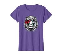 time of Palestine: Lion keffiyeh T-Shirt