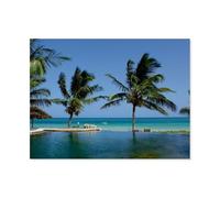 Time out on the Indian Ocean/Kenya，Paper Jigsaw Puzzle 1000 Pieces Adult Toys Decompression Game（38x26cm）-AR60