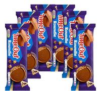 Time Out Roundie Wafer & Milk Chocolates Pack 150g - 5 Roundies in Pack - Crispy Wafer Covered in Smooth Milk Chocolate (6 x Pack)
