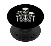 Time Owns The Body, Not The Mind Inspiration, Stoic PopSockets Adhesive PopGrip