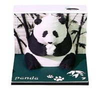 Time Piece 2026 Calendar, Removable Panda Calendar 2026, Decorative Desktop Almanac with Tear-off Leaves for Bookcase, Bedroom, Living Room, Bedroom, Office, Bookcase