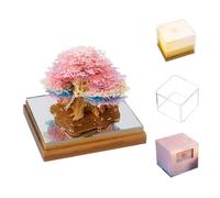 Time Piece Calendar 2025,3d Calendar 2025,Paper Sculpture Tree House 3d Calendar,Three-Dimensional Silhouette Calendar,Paper Sculpture Desktop Decorations,Office Desktop Note Records