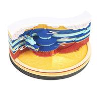 Time Piece Calendar 2025, 3D Cow and Horse Design, DIY Tear Away Calendar, Creative Desktop Ornament for Home Office Decoration