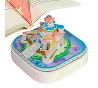 Time Piece Calendar 2026-2026 3D Fairy Tale Castle Home Decor,Tear-Away Sticky Notes Calendar | for Holiday Birthday Housewarming Parents Study Room Office Table Desk Friends Kids Colleagues