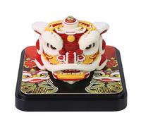 Time Piece Calendar 2026,3D Time Piece Calendar 2026,Lion Dance DIY Tear-Away 3D Artsy Pads,3DMemo Pad Paper Carving Art for Desktop Decor,Gifts for New Year Housewarming Home Office Decoration