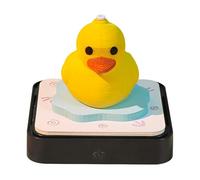 Time Piece Calendar 2026 Desk Calendar, 3D Self-Stick Notes with Light,Tear Off Paper Carving Art Memo, DIY Post Notes for Office Home Gifts Ornaments(Little Yellow Duck)