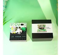 Time Piece Calendar 2026 - Panda Design Notepad - 3D Sculpture Calendar, For School Classroom Teacher Scrolling Vacation Training