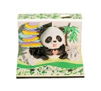 Time Piece Calendar 2026 | Panda Sculpture Paper Calendar Notepad | Creative Animal Themed Desk Organizer | 3d Paper Craft Decorative Design With Premium Durable Sheets | Cute Stationery For Sc