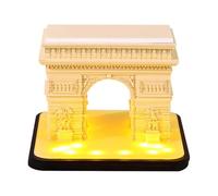Time Piece Calendar 2026,Tear-Away 3D Paper Art Notepad with LED Lights,Creative 3D Memo Artsy Pad Calendars,3D Desk Calendar 2026 for Office Home Desktop Decoration Ornaments