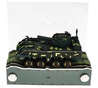 Time Piece Calendar 2026 with LED Lights, 3D Desk Calendar 2026, Tear-Away 3D Memo Pad, Magic Book Paper Carving Art Notepad for Thanksgiving Christmas Desktop Decor Gift (Armored Vehicle)