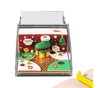 Time Piece Calendar | Notepad Planner | 3D Christmas Art Calendar Memo Pad with Cover,Daily Planning Chore Tracking Schedule Management Time Management Organizer Family Kids Home Office Classroom