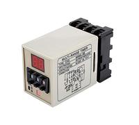 Time Relay, AH3-DM Dual Mode Delay Timer Relay 0.01S-99H LED Display (AC 220V)