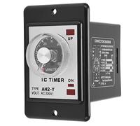 Time Relay Controller Adjustable Time Delay Power On Time Relay for Automation Equipment (220VAC)