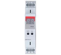 Time Relay Digital Display | High Accuracy 0.1s - 99d Adjustable Timer | Flame Retardant ABS for Industrial/Automation/Home | Red Indicator AC DC 12-240V