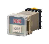 Time relay Digital Display Time Relay Jss20-48Ams Power-On Delay Three Digits 999 Seconds 99.9 Seconds Adjustable 220V 24V(9.99ssecondsfordc24v)