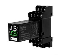 Time Relay with Digital LED Display for Precise Timing from 0.1 Second to 99 Hours in 12V DC Circuits (14-Pin)