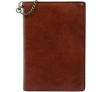 Time Resistance Cognac Brown Leather Journal With Refillable A5 Notepad And Bookmark Notebook Cover With Pen Loop