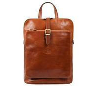 Time Resistance Leather Backpack Convertible to Shoulder Bag Full Grain Real Leather Travel Satchel Rucksack