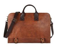 Time Resistance Leather Briefcase - Bag for Laptop Attache Case - Messenger Bag for Men and Women