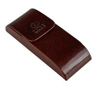 Time Resistance Leather Glasses Case - Hard Shell Leather Glasses Case - Eyewear Holder