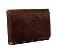 Time Resistance Leather Messenger Bag for Men - Crossbody Bag - Full Grain Leather - Tablet Sized Shoulder Bag