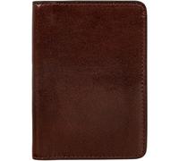 Time Resistance Leather Passport Holder - Full-Grain Leather Travel Wallet - Passport Cover with Card Slots (Brown)
