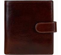 Time Resistance Men's Leather Wallet - Minimalist Wallet Design with Credit Card Holder - Magnetic Coin Holder Cash Slots - Secured with a Metal Snap Button Closure