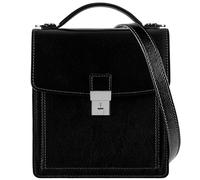 Time Resistance Small Leather Briefcase for Men - Crossbody Bag - Italian Leather Messenger Bag - Gift Box Included