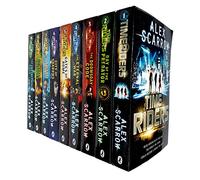 Time Riders Collection Alex Scarrow 9 Books Set Pack (TimeRiders, Day of the Predator, Doomsday Code, Eternal War, Gates of Rome, City of Shadows, Pirate Kings, Mayan Prophecy, Infinity Cage)