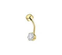 Time Road Ear Piercing LG00159 9k Gold - Lightweight, Comfortable and Resistant - Women's Gold Earrings