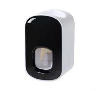 Time saving Wall Mount Automatic Toothpaste Dispenser Quick and Clean (Black)