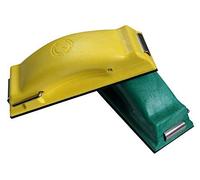 Time Shaver Tools Preppin’ Weapon Ergonomic Sanding Block, for Wet and Dry Sanding! Easy to Load, Plain Paper Sander! Green And Yellow (2 Pack)
